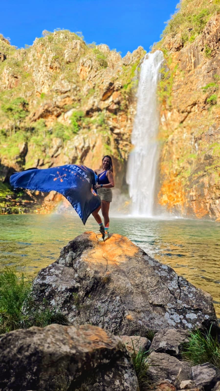 Nívea na Cachoeira